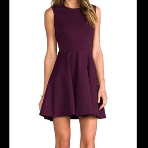 NWT Diane Von Furstenberg Purple Mini Dress